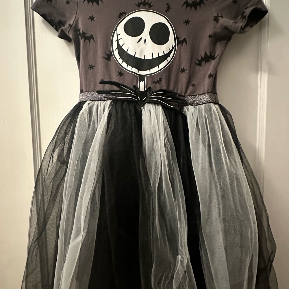 Disney Jack Skelton Black and White Dress